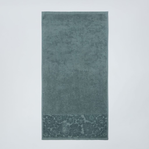 Полотенце махровое Личия/Licia, серо-голубое