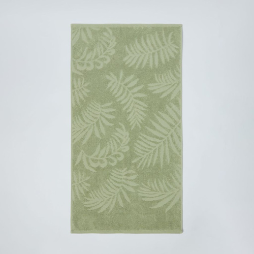 Полотенце махровое Тропико/Tropico, зеленое