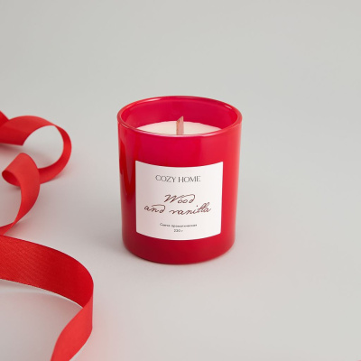 Свеча ароматическая Дерево и ваниль/Wood and vanilla II