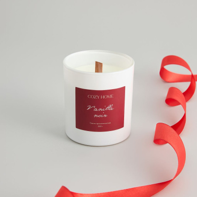 Свеча ароматическая Черная ваниль/Vanilla noir