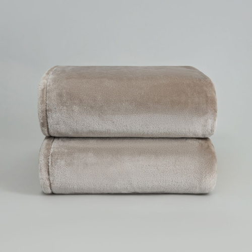 Плед Сверхмягкий/Supersoft, миндаль