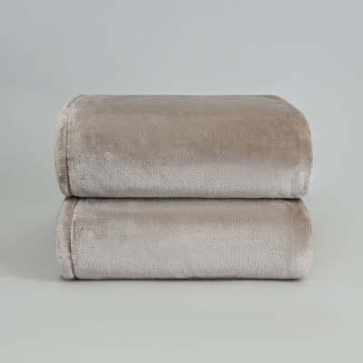 Плед Сверхмягкий/Supersoft, миндаль