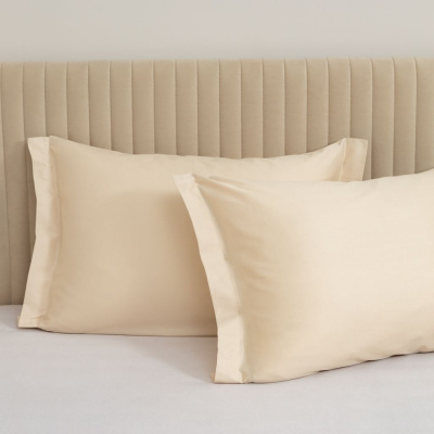 Комплект наволочек Натуральный/Nude с ушками