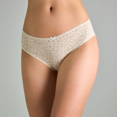 Набор трусов Слип/Slip, бежевый/белый