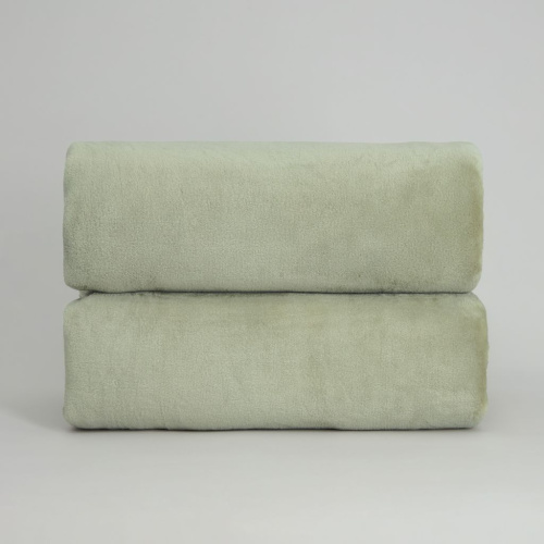Плед Сверхмягкий/Supersoft, олива