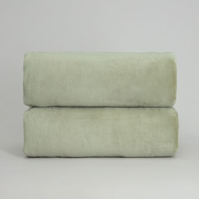 Плед Сверхмягкий/Supersoft, олива