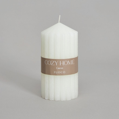 Свеча Огонь/Fuoco, белая