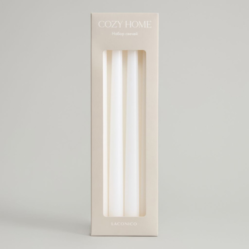 Набор свечей Лаконичный/Laconico, белый