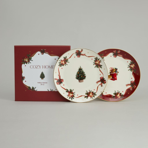 Набор тарелок Рождественская сказка/ Christmas tale