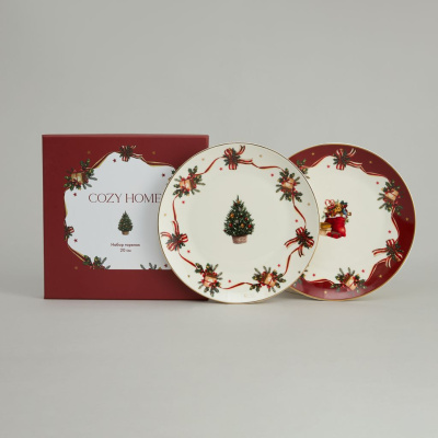 Набор тарелок Рождественская сказка/ Christmas tale