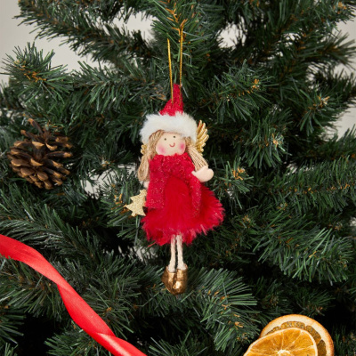Елочная игрушка Зимняя фея/Winter Fay II