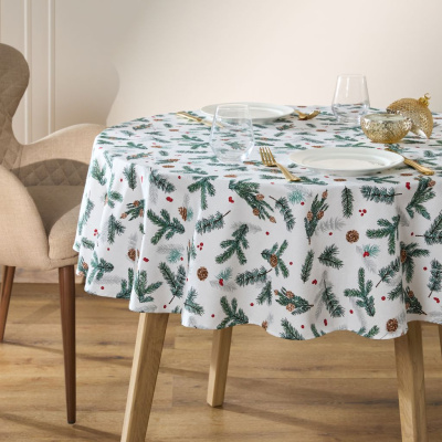 Скатерть круглая Елка/Christmas tree