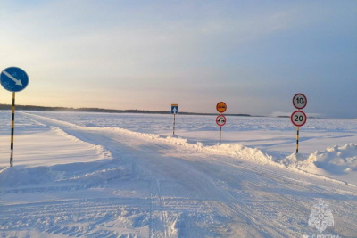 В Якутии открыли еще одну ледовую переправу через реку Лену / ЯСИА   Республика Саха (Якутия)