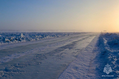 В Томпонском районе открыли ледовую переправу Хандыга — Мегино-Алдан / ЯСИА   