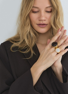 Объёмные кольца, 2 шт., Мультицвет