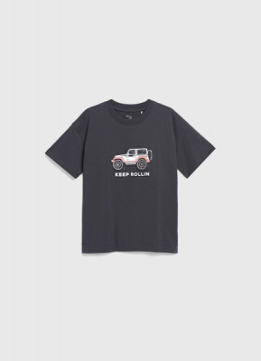 Футболка с принтом для мальчиков, Серый