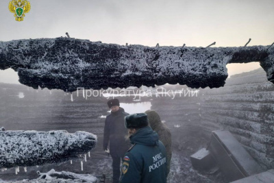 Предварительно один человек погиб во время пожара в Промкомбинате Амгинского района Якутии / ЯСИА   