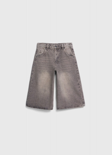 Джинсовые шорты-бермуды для мальчиков, Серый