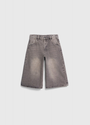 Джинсовые шорты-бермуды для мальчиков, Серый