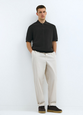 Брюки из микротвила, Белый