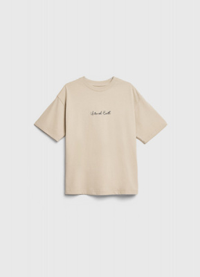 Футболка с принтом для мальчиков, Бежевый