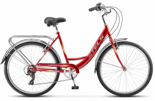 Женский велосипед Stels Legenda 290 V 26, год 2025, цвет Красный, ростовка 19