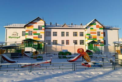 Строительство детского сада на 90 мест завершили в якутском селе Техтюр / ЯСИА   