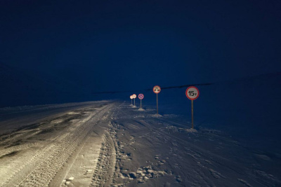 Открыт автозимник на автодороге «Анабар» в Анабарском районе / ЯСИА   