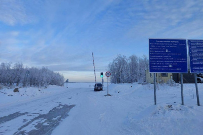 До 20 тонн повысили грузоподъемность на ледовой переправе Хатассы — Павловск / ЯСИА   