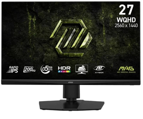 Монитор 27" MSI MAG 272QPF E20 9S6-3CF7CA-009 16:9, IPS, QHD, 0,5ms, 300cd, 200Hz, HDMI, DP, HAS