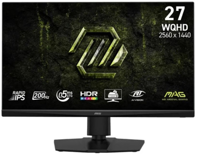 Монитор 27" MSI MAG 272QPF E20 9S6-3CF7CA-009 16:9, IPS, QHD, 0,5ms, 300cd, 200Hz, HDMI, DP, HAS