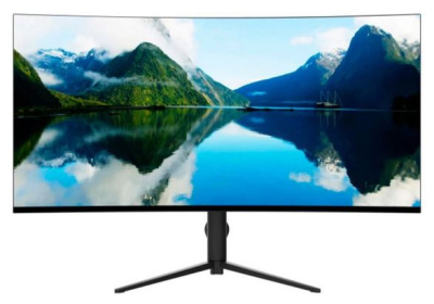 Монитор 34" Lime G340A 3440x1440, VA, 300cd, 4000:1, 1 ms, 178°/178°, 2xHDMI, 165Hz, 2xDP, Audio out, DC, MM, Freesync/G-sync, Curved, Black