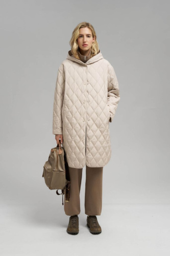 Стеганое пальто с водоотталкивающей пропиткой