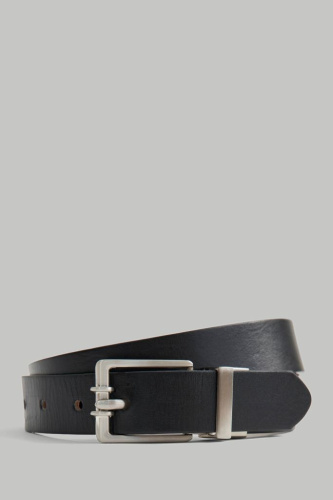 Ремень из натуральной кожи с подвижной пряжкой