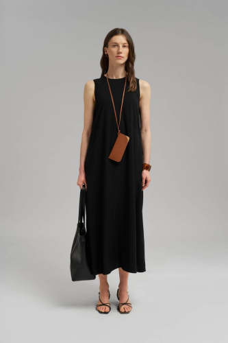 Платье миди А-силуэта