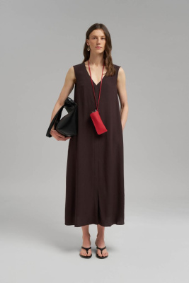 Платье миди А-силуэта