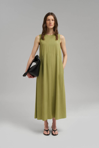 Платье миди А-силуэта