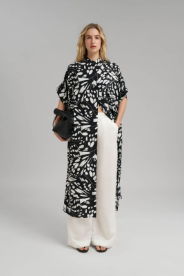 Платье миди свободного кроя