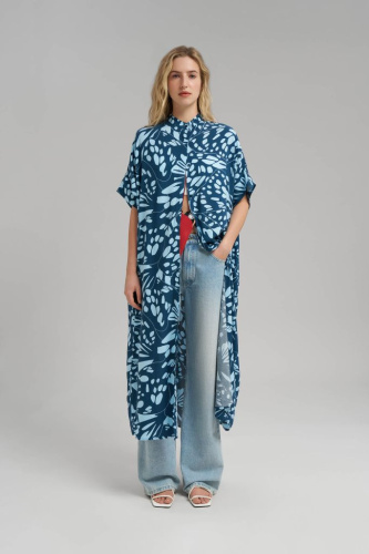 Платье миди свободного кроя