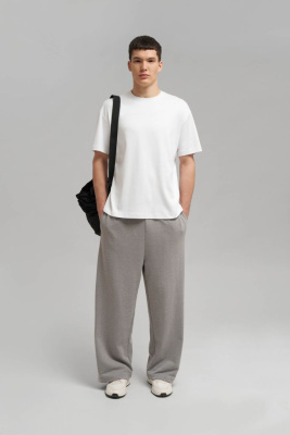 Футболка свободного кроя из трикотажа интерлок