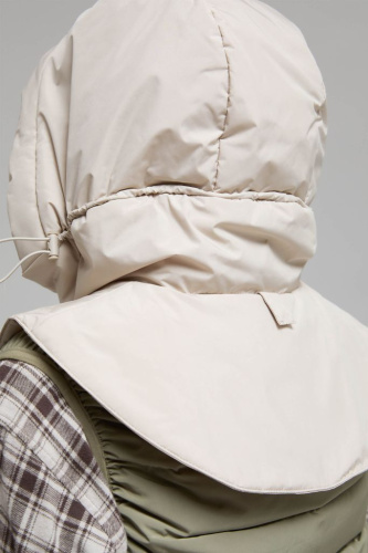 Утепленный капор на молнии