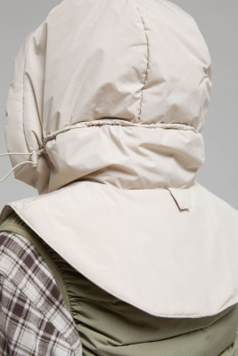 Утепленный капор на молнии