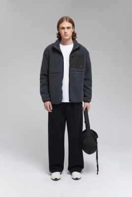 Свободная куртка из шерпы