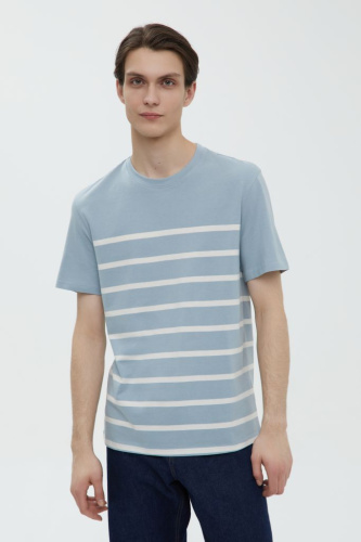 Футболка из хлопка в полоску