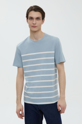 Футболка из хлопка в полоску