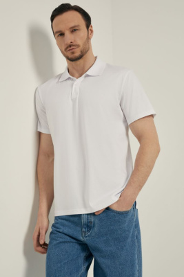 Базовое поло из мерсеризованного хлопка