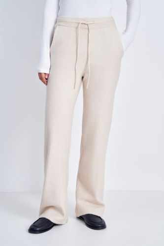 Вязаные брюки прямого силуэта