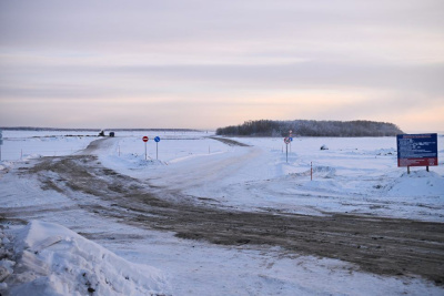 В Якутии досрочно открыли ледовую переправу Якутск — Нижний Бестях / ЯСИА   Республика Саха (Якутия)