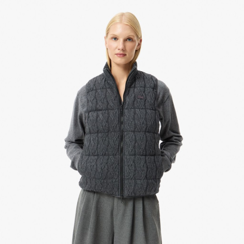 Женский утепленный двусторонний жилет Lacoste