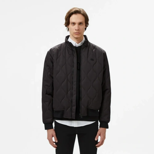 Мужская стёганая куртка Lacoste с высоким воротом